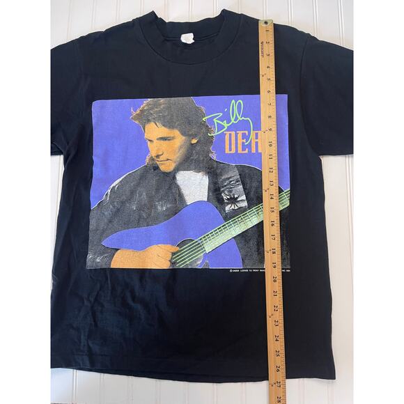 Vintage 90s Billy Dean Concert Tee Band Country Music Size Mens Large - Picture 6 of 8